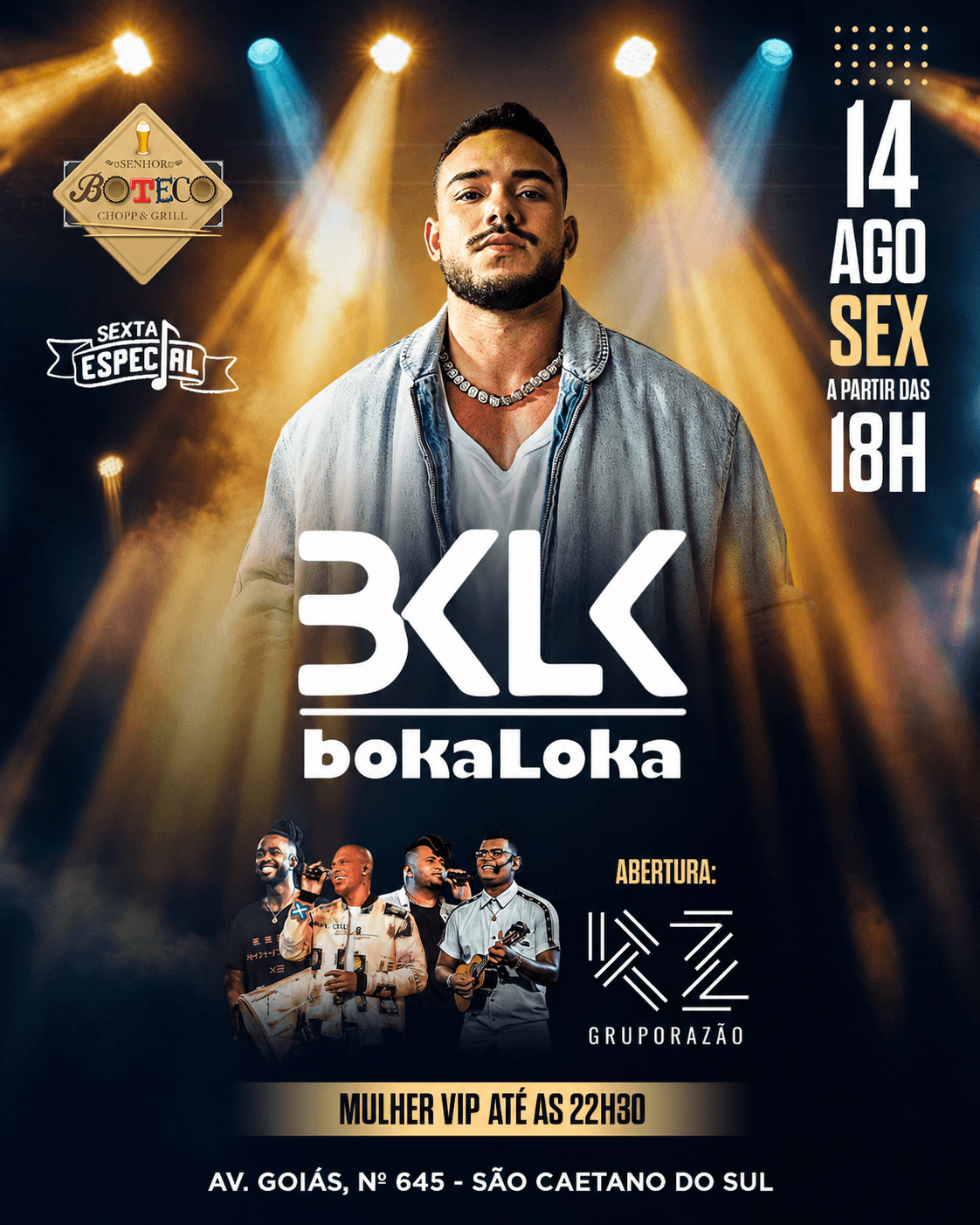 Arte do evento 🔥 SEXTA ESPECIAL NO SENHOR BOTECO! 🔥